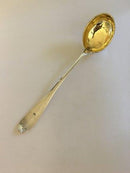 33.5厘米的银制大型古董冲床勺子