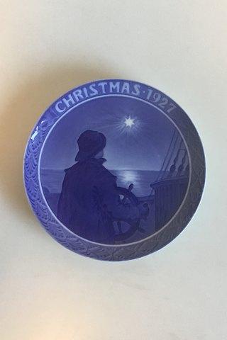 ロイヤルコペンハーゲン クリスマスプレート（1927年製、英文表記は