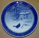 Royal Copenhagen Christmas Plate from 1919 with French inscription "Noel"