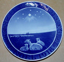 Royal Copenhagen Christmas Plate from 1918 with French inscription "Noel"
