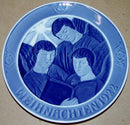 Royal Copenhagen Christmas Plate from 1922 with German inscription "Weihnachten"