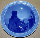Royal Copenhagen Christmas Plate from 1927 with German inscription "Weihnachten"