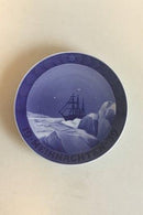 Royal Copenhagen Juleplatte fra 1939 med Tysk indskription "Weihnachten"