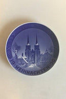 Royal Copenhagen Weihnachtsteller von 1936 mit deutscher Aufschrift "Weihnachten"