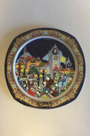 Bjørn Wiinblad Juleplatte fra Rosenthal "I Heard the Bells on Christmas Day" 1988