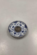 Royal Copenhagen Blue Fluted Blue Fluted Full Lace Light Cuff with mounted 2-Crown Coin No 1009