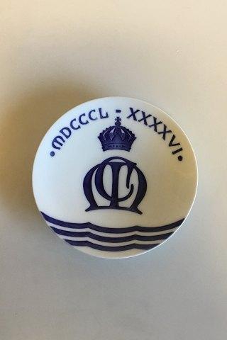 Royal Copenhagen Mindeplatte fra 1896 RC-CM7