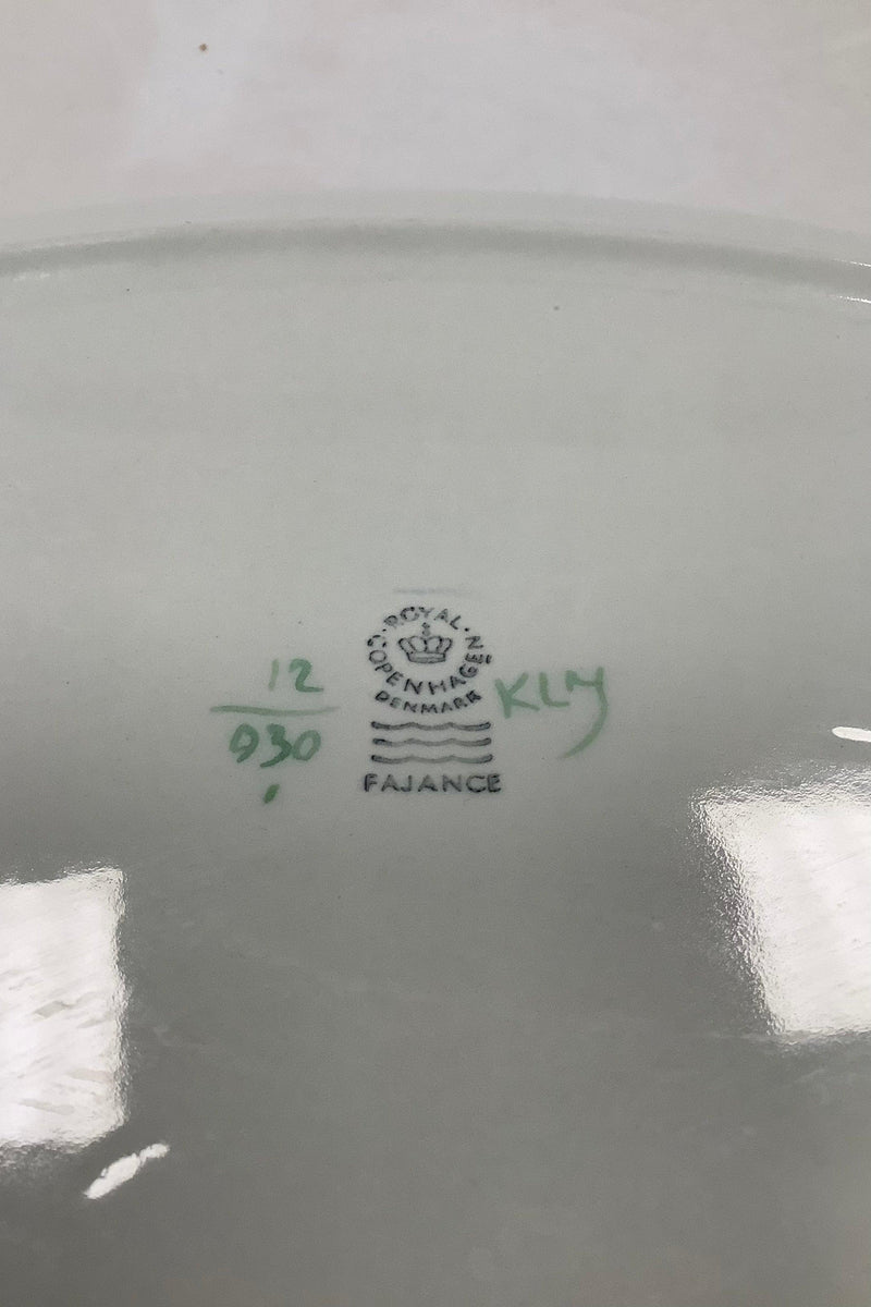 Royal Copenhagen Grøn Tranquebar Oval Serveringsfad No. 930