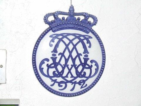 Royal Copenhagen Mindeplatte fra 1912 RC-CM137