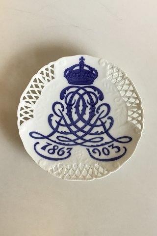 Royal Copenhagen Mindeplatte fra 1903 RC-CM46A