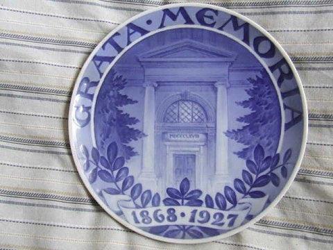 Royal Copenhagen Mindeplatte fra 1927 No RC-CM260