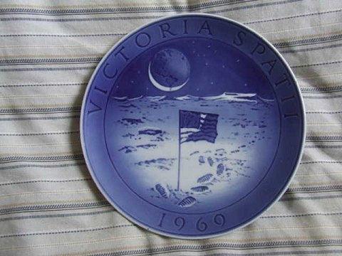 Royal Copenhagen Mindeplatte fra 1969 RC-CM324