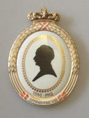 ロイヤルコペンハーゲン フローラダニカ シルエットプレート キングフレデリク8世 No RC-S4