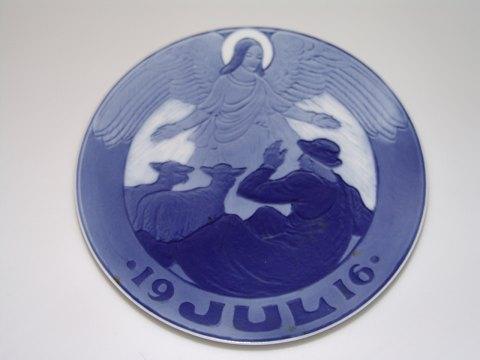 Royal Copenhagen Kgl Juleplatte 1916