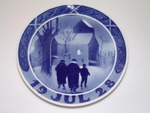 Royal Copenhagen Königlicher Weihnachtsteller 1928
