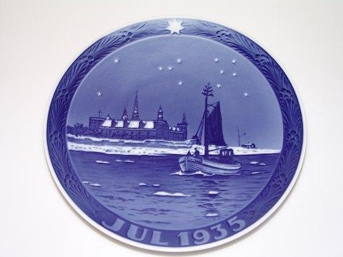 Royal Copenhagen Kgl Juleplatte 1935