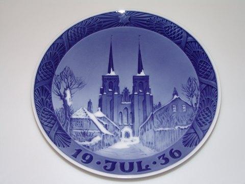 Royal Copenhagen Kgl Juleplatte 1936