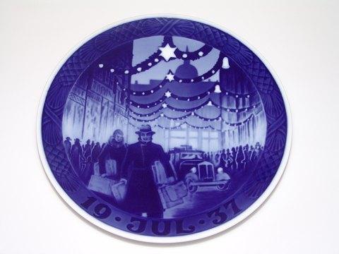 Royal Copenhagen Kgl Juleplatte 1937