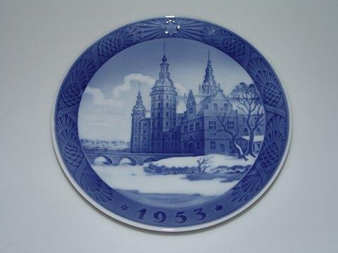 Royal Copenhagen Königliche Weihnachtskarte 1953