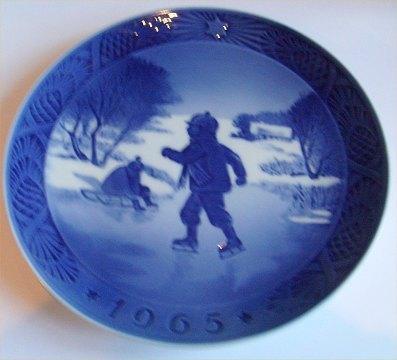Royal Copenhagen Weihnachtsteller 1965