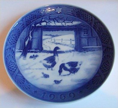 Royal Copenhagen Weihnachtsteller 1969