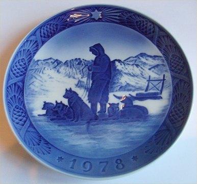 Royal Copenhagen Königlicher Weihnachtsteller 1978