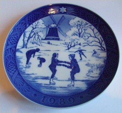 Royal Copenhagen Weihnachtsteller 1989