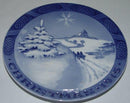 Royal Copenhagen Christmas Plate from 1915 with English Inscription "Christmas"