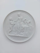 Bing og Grøndahl bisquit platte "Barndom og Forår" 20. årh. (no. 116)