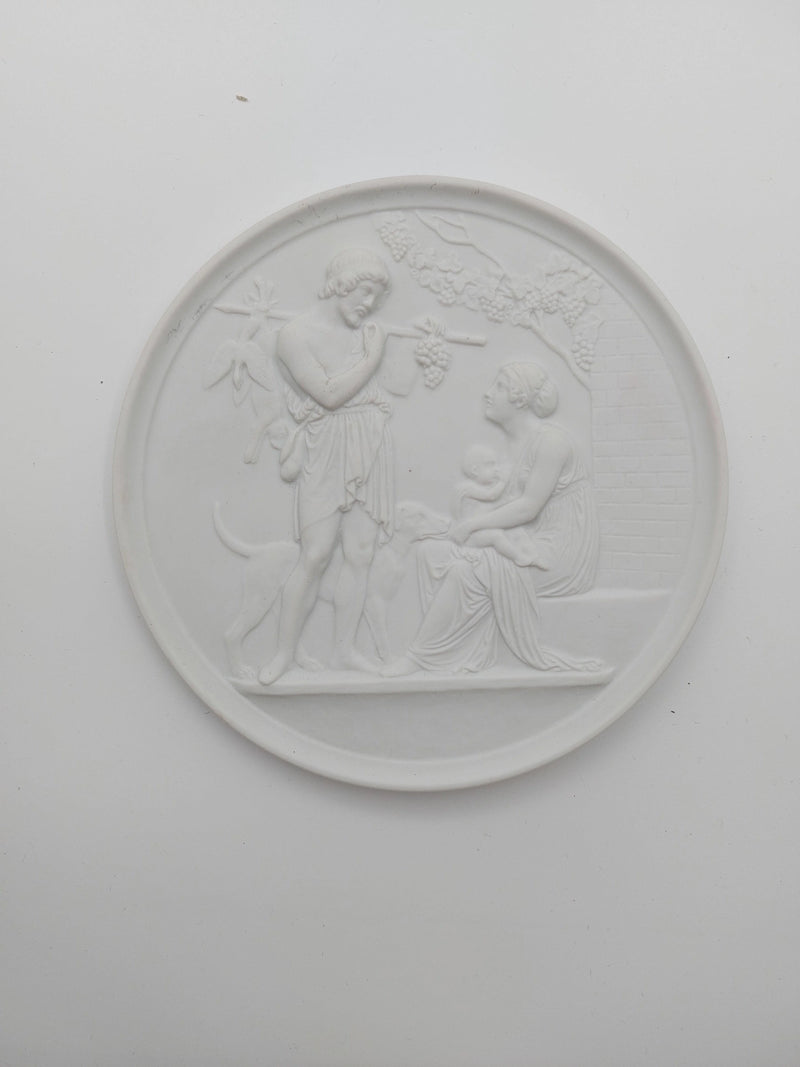 ビング＆グロンダール社製ビスキットプレート マンダム＆オータム 20世紀（No.118)