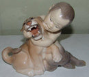 Royal Copenhagen Figur Faun med Løveunge No 2852