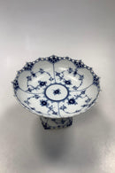 Royal Copenhagen Musselmalet Helblonde Kageskål på Fod No 1020