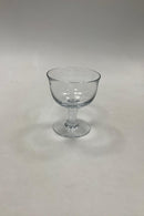 "Hvid Klokke" Dessertglas Holmegaard. 11,5cm H.