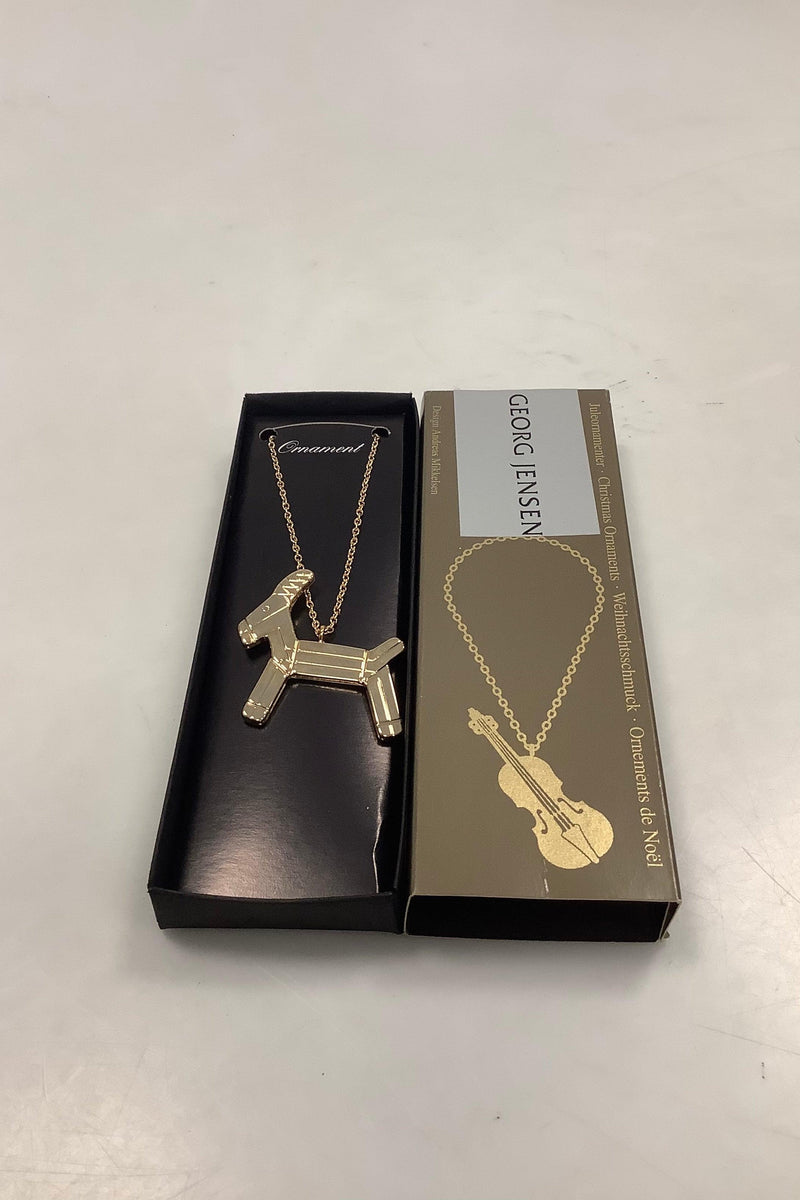 Georg Jensen Ornament Forgyldt Julebuk 1993