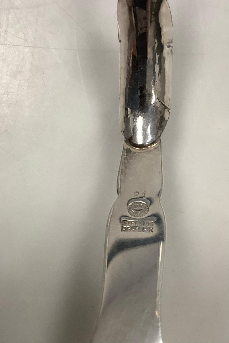 Georg Jensen Sterling Sølv Ornamental Serveringsske No 21