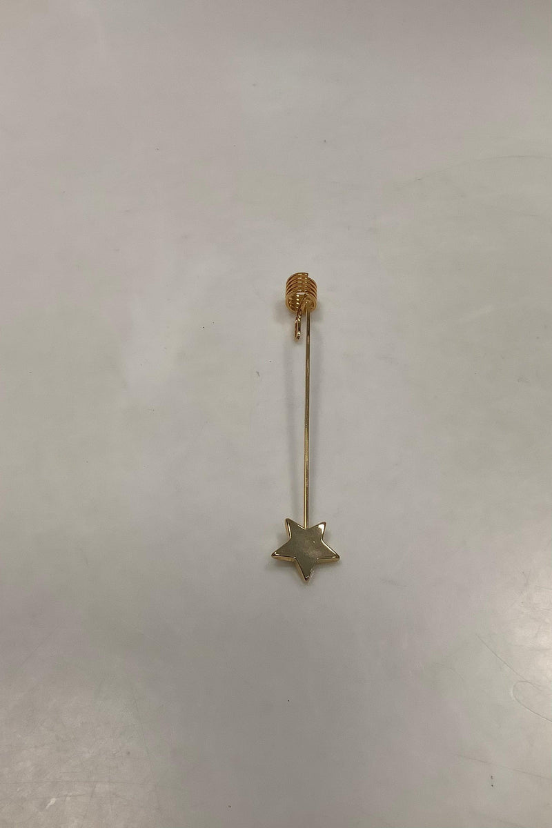 Georg Jensen Golden Christmas Lyseholder - Stjerne 1990