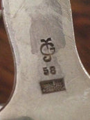 Georg Jensen Sterling Sølv Ornamental Serveringsske No 58