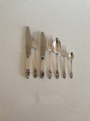 Georg Jensen Konge Sterling Sølv Bestik sæt til 6 personer 42 dele med gamle stempler