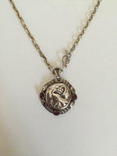 Georg Jensen halssmykke i sterling sølv med sten, lavet hos GJ af sølvsmed Andreasen