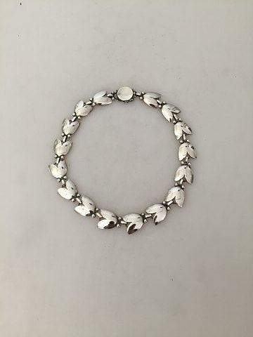 Georg Jensen Sterling Silver Choker Necklace No 66 display picture 3