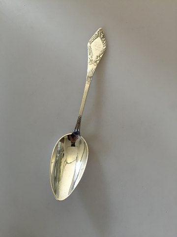 Spiseske i Sølv fra DA med svensk dato mærke fra 1914