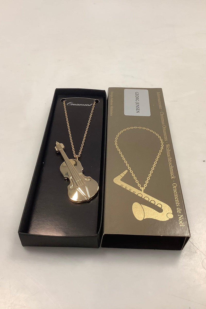 Georg Jensen Ornament Forgyldt Violin 1995