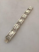 Georg Jensen Sterling Sølv Armbånd med Svaner No 42