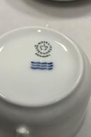 Royal Copenhagen Hvid Bouillon kop med underkop