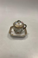 Royal Copenhagen Privat gemalt Flora Danica Cremetasse Nr 3514