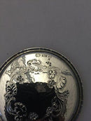 Georg Jensen Sterling Silver Glass Trays No 51A