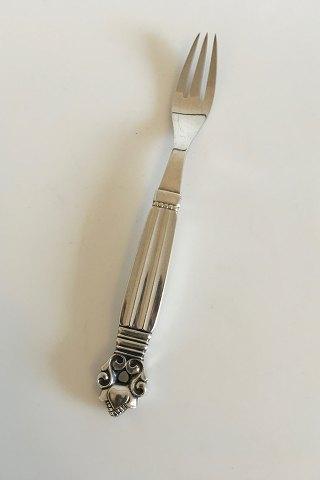 Georg Jensen Sterling Sølv Konge Frugtgaffel No. 71