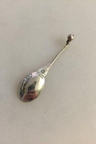 Georg Jensen Sterling Silver Ornamental Salt Spoon No 110