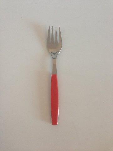 Georg Jensen Stainless Red Strata Dinner Fork
