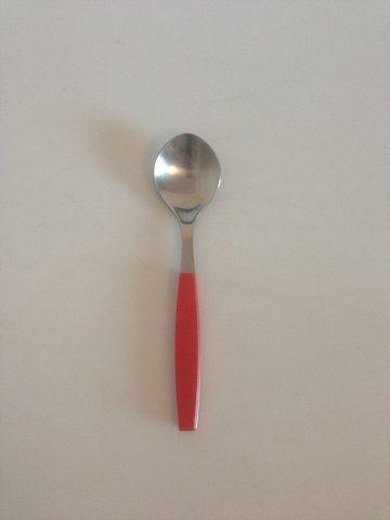 Georg Jensen Stainless Red Strata Dessert Spoon